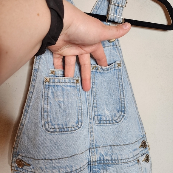 Zara kids denim shortalls short overalls. Size 9 (134 cm) - Picture 10 of 16